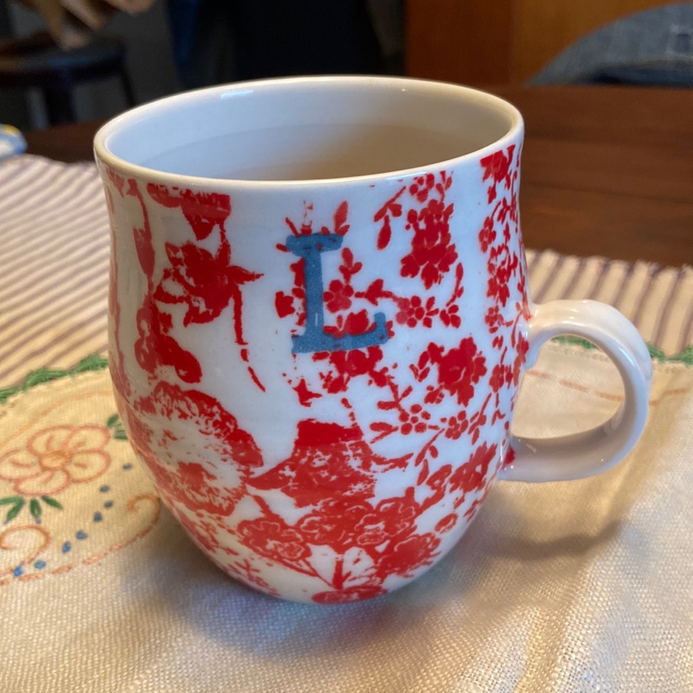 Anthropology “L” mug